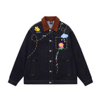 Vintage Embroidered Denim Jacket