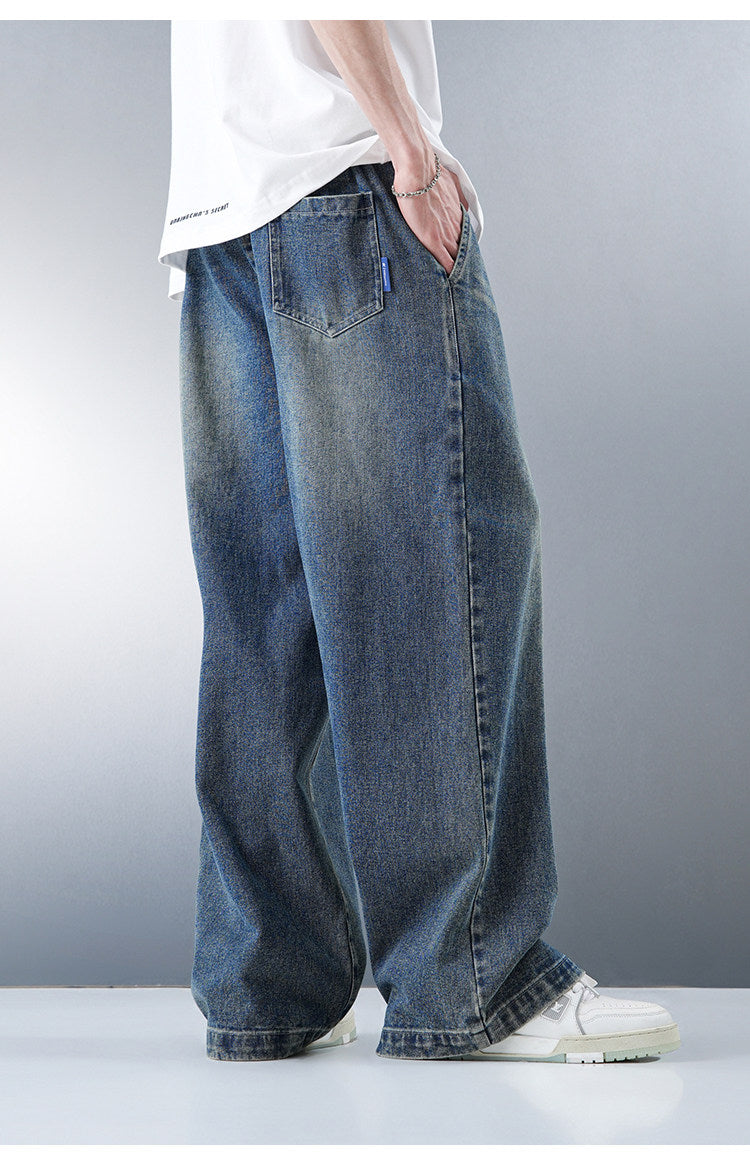 Retro Loose Straight-Leg Denim