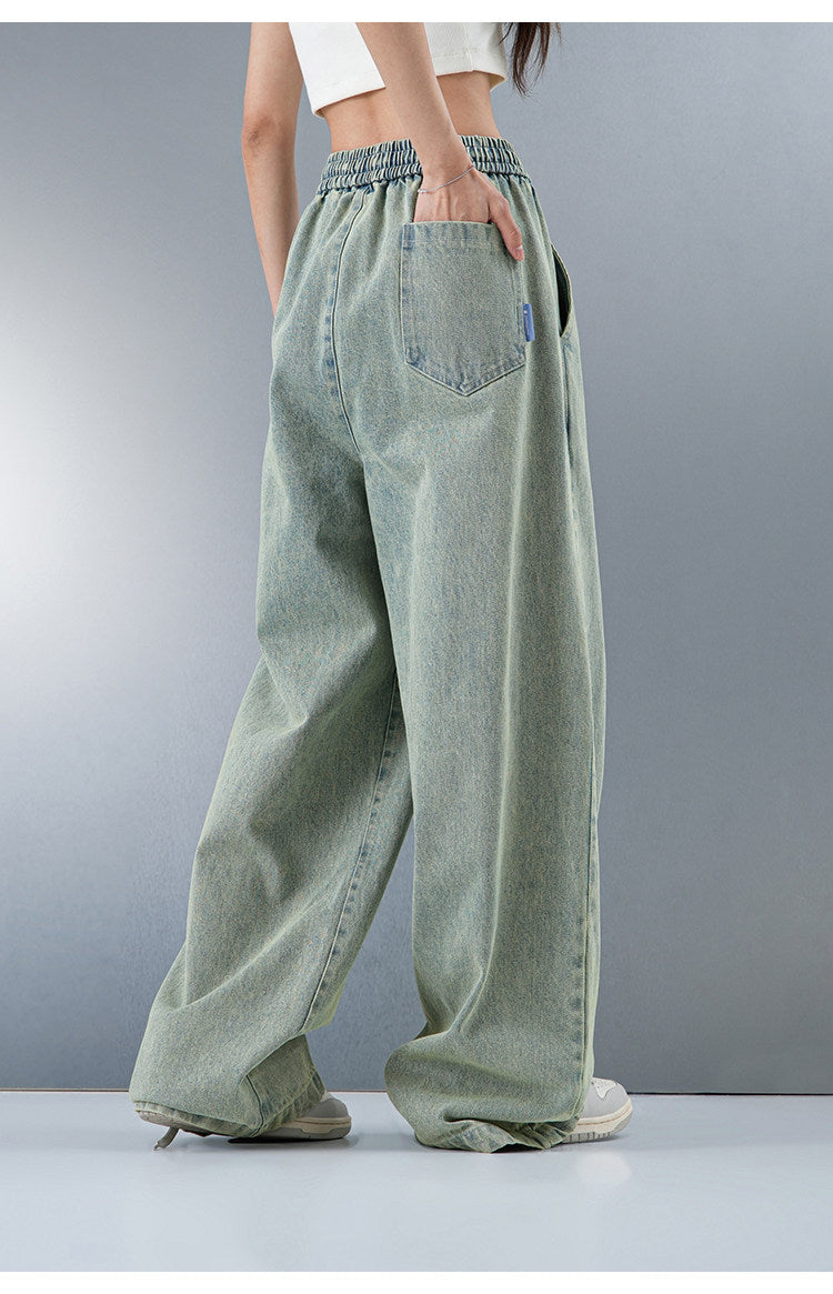 Retro Loose Straight-Leg Denim