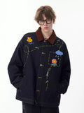 Vintage Embroidered Denim Jacket