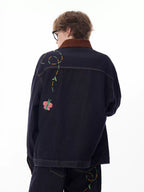 Vintage Embroidered Denim Jacket