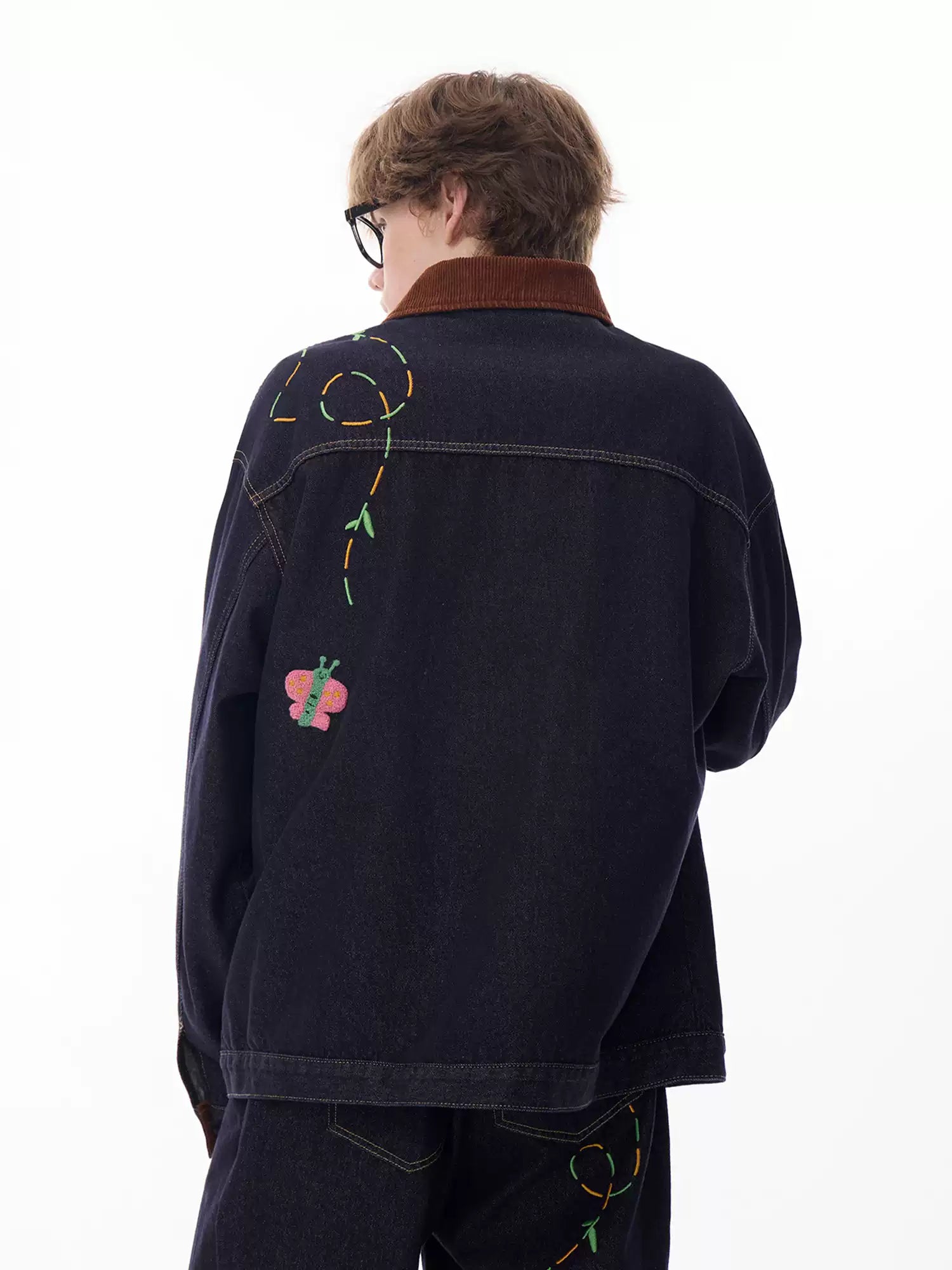 Vintage Embroidered Denim Jacket