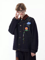 Vintage Embroidered Denim Jacket